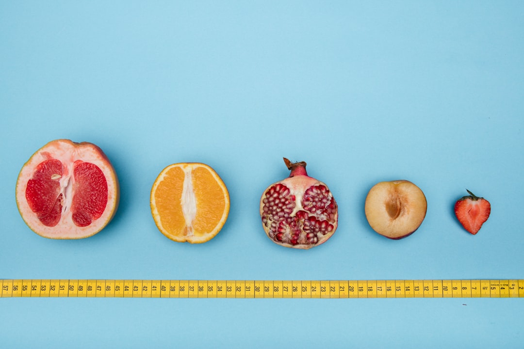 Photo diet impact on skin condition